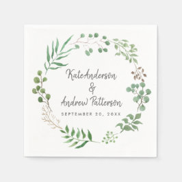 Botaniska Greenery | LÖV | BRÖLLOP Pappersservett