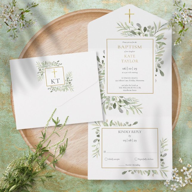 Botaniska gröna blad dop (Skapare uppladdad)