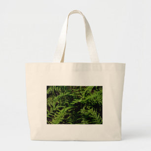 Botaniska grönten Forest Golv Ferns Jumbo Tygkasse