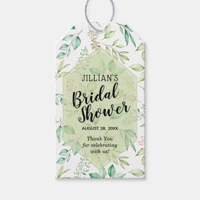 Botaniska Grönten Löv and Berries Möhippa Presentetikett (Framsidan)