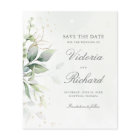 Botaniska Guld Greenery Eucalyptus Spara datumet