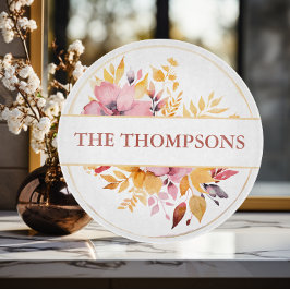 Botaniska Gulten Monogram Bröllop