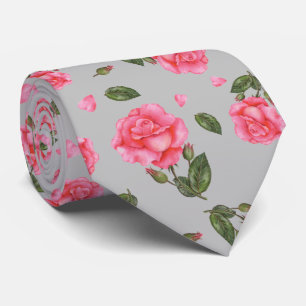 Botaniska illustrationer av shabby chic Rosa ros Slips