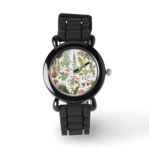 Botaniska Illustrationer - stora växter Armbandsur