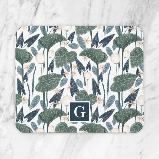 Botaniska Illustrationsanläggningen Mamma Monogram Musmatta (Skapare uppladdad)