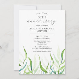 Botaniska inbjudningar på 50:e Bröllop-årsdagen