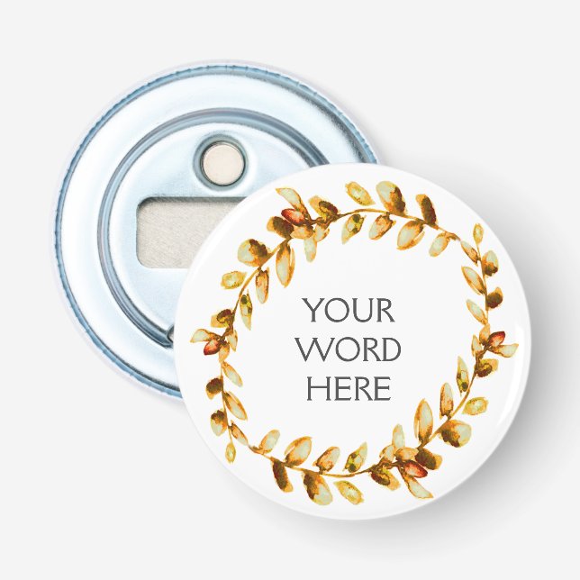 Botaniska Krona - Ceres - Flasköppnare (Framsidan)