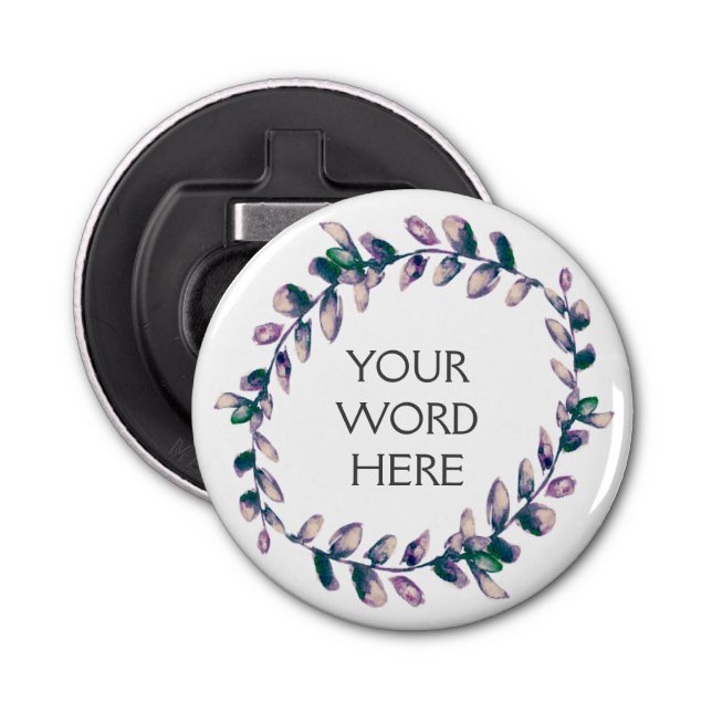 Botaniska Krona - Venus - Flasköppnare (Framsidan)