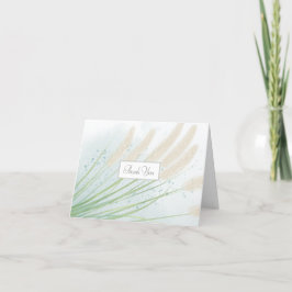 Botaniska kusten Bröllop Tack Kort