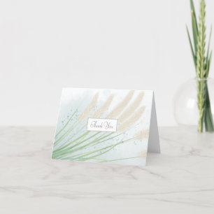 Botaniska kusten Bröllop Tack Kort