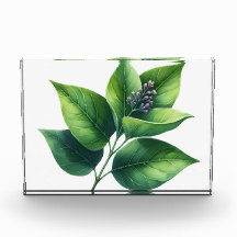 Botaniska Löv och Blommar