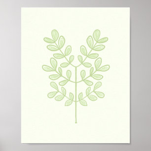 Botaniska Löv Poster