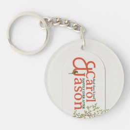 Botaniska lyckligtvis allt efter Bröllop Nyckelrin