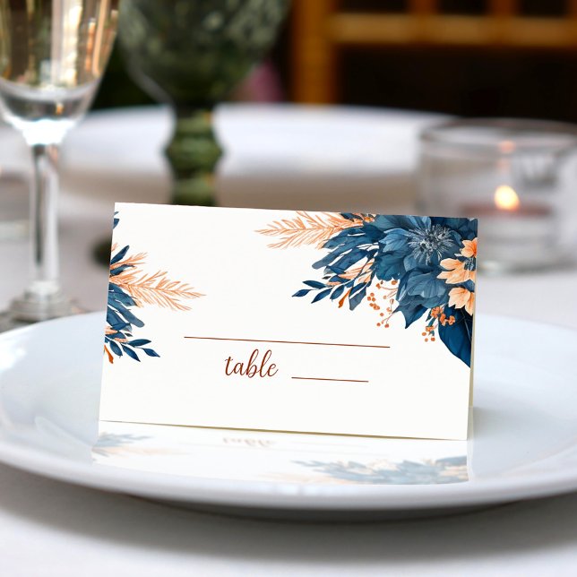 Botaniska Modern Garden Elegant bröllop Placeringskort (Botanical Modern Garden Elegant Wedding Place Card)