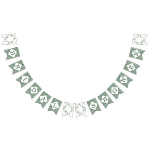 Botaniska Möhippan Eucalyptus Greenery Vimplar