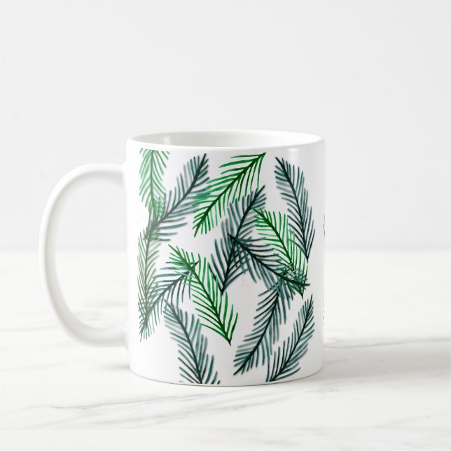Botaniska Mönster Mugg (Vänster)