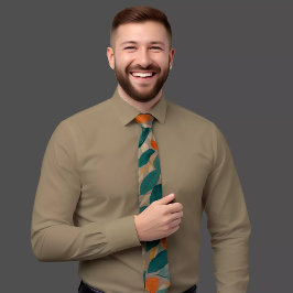 Botaniska Mönster Tie Slips