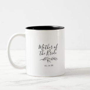 Botaniska Mor Bride Two-Tone Coffee Mugg B&W