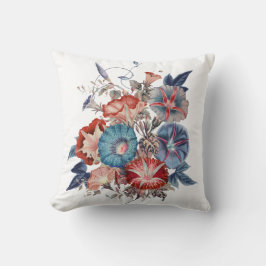 Botaniska morgonglorier Flower Bouquet Kudde