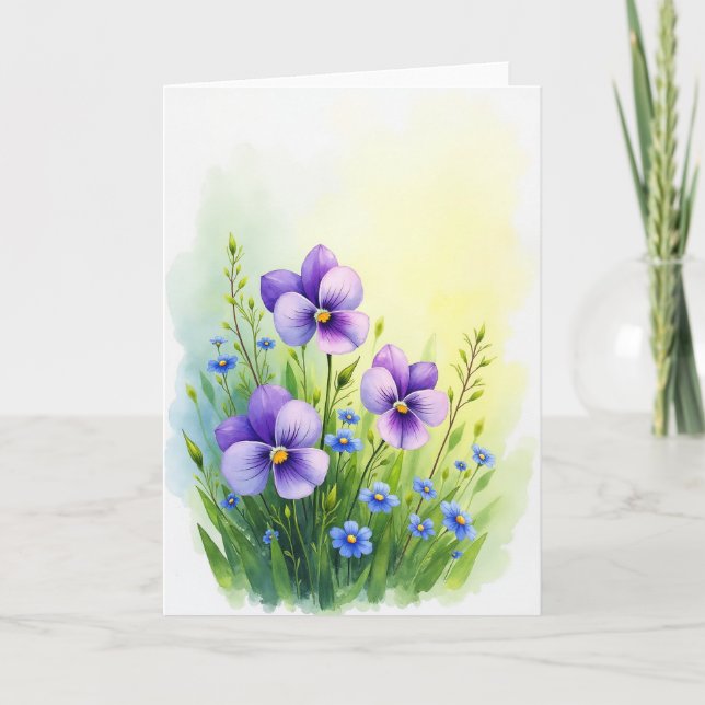 Botaniska Mors Dag vykort (Framsida)