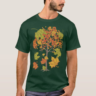 Botaniska naturen Autumn Wildlife Forest Thanksgiv T Shirt