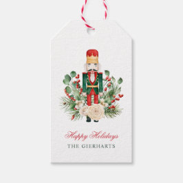 Botaniska Nutcracker Glad helg jul Presentetikett