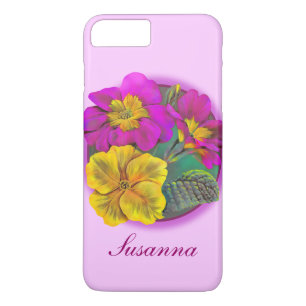 Botaniska primula bra art iphone case