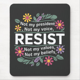 Botaniska protester mot Resisttle Subtle Anti Trum Musmatta