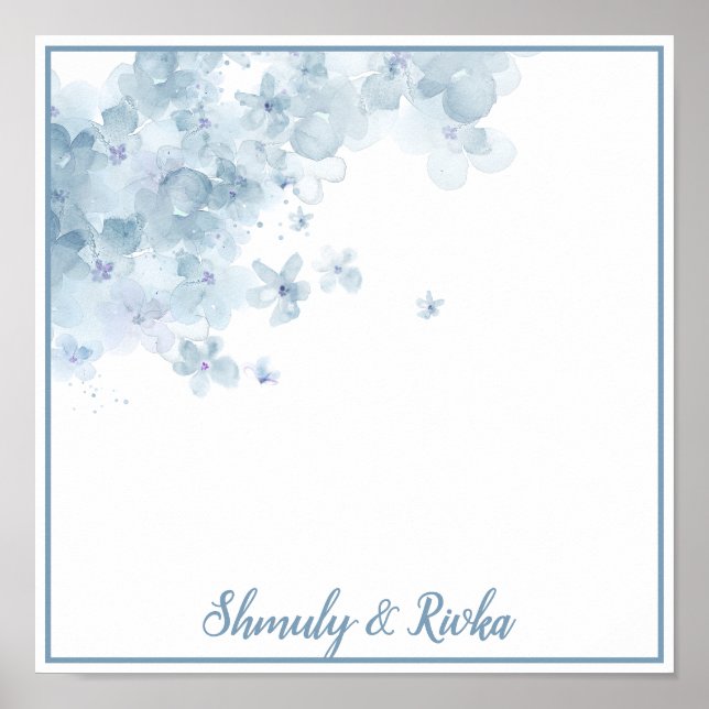 Botaniska sheva brachos-bordstablett poster (Framsidan)