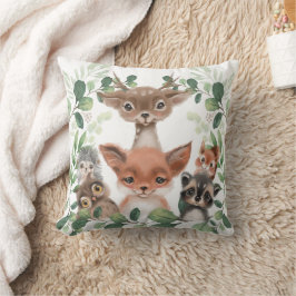 Botaniska skogarna Animals Baby Nursery Kudde