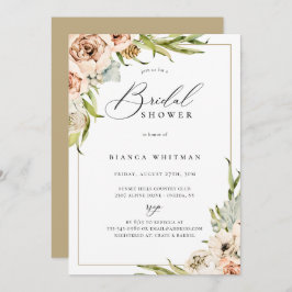 Botaniska skogen Blommigt Inbjudningskort för möhi