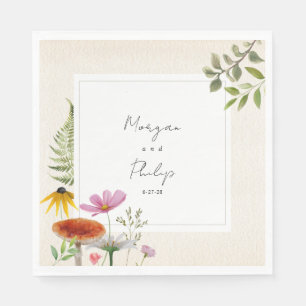 Botaniska skogen Bröllop Napkins Pappersservett