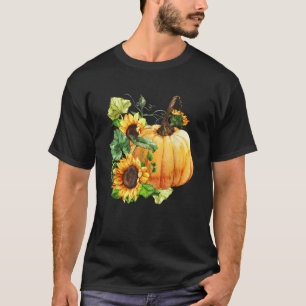 Botaniska solrospumpor, mynthösten för Th T Shirt