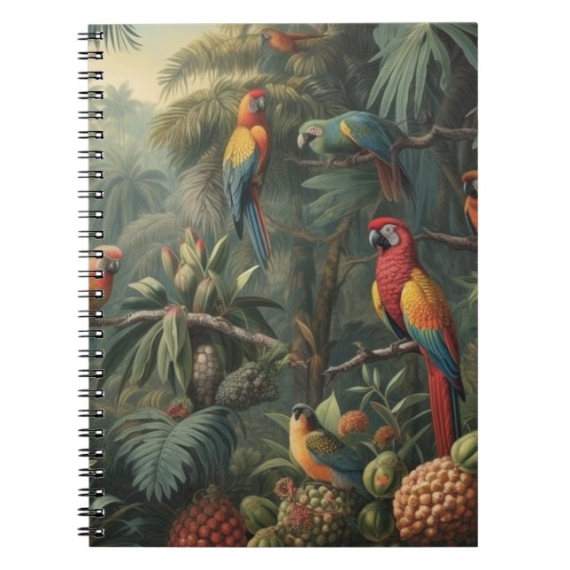 Botaniska stadier av morötter och ananas anteckningsbok (Framsidan)