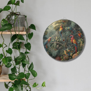 Botaniska stadier av morötter och ananas darttavla