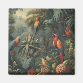 Botaniska stadier av morötter och ananas magnet