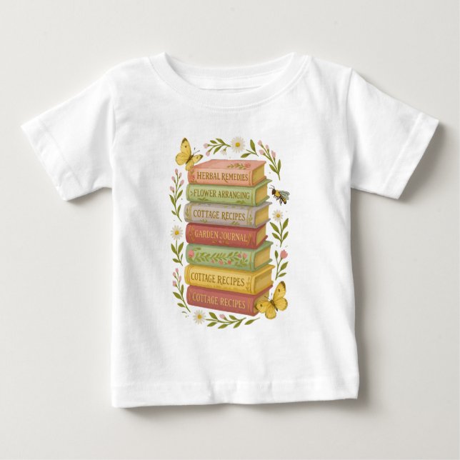 Botaniska stationen i Bok och Älskare T Shirt (Framsida)