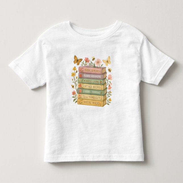 Botaniska stationen i Bok och Älskare T Shirt (Framsida)