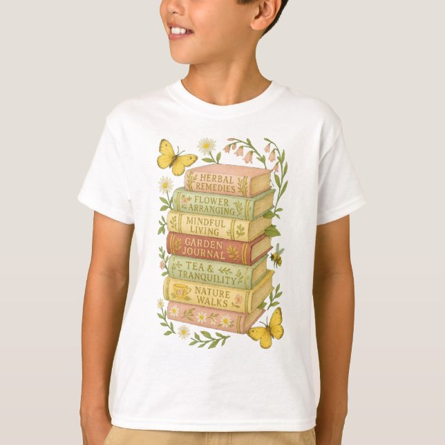 Botaniska stationen i Bok och Älskare T Shirt (Framsida)