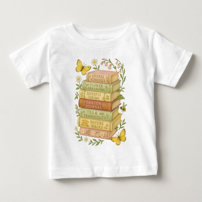 Botaniska stationen i Bok och Älskare T Shirt (Framsida)