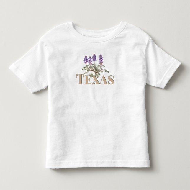 Botaniska Texas Bluebonnet 2 T Shirt (Framsida)