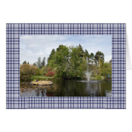 botaniska trädgårdar och planteringar 2 hälsningskort