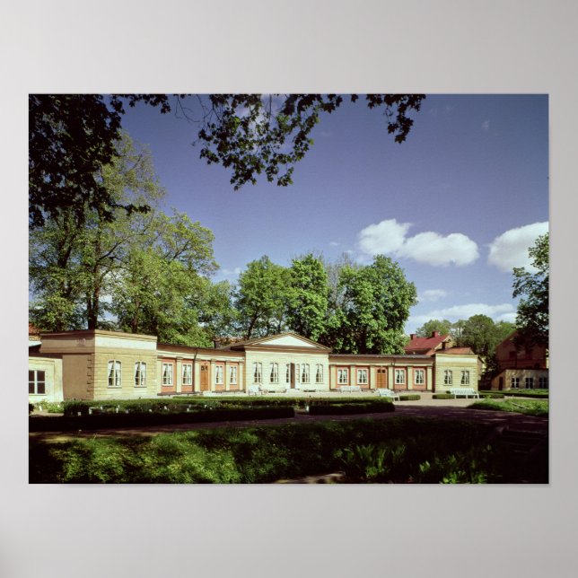 Botaniska trädgårdar Orangery Poster (Framsidan)