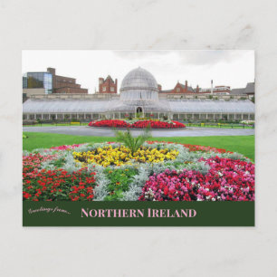Botaniska trädgården i Belfast Nordirland Vykort
