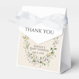 Botaniska trädgårdsmästare, en i babyskor i blomma presentaskar