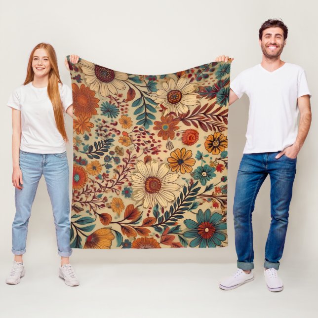 Botaniska trädgårdsmästare Fleece Blanket (På plats)