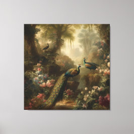 Botaniska: tre fredsockar i engelska trädgården canvastryck