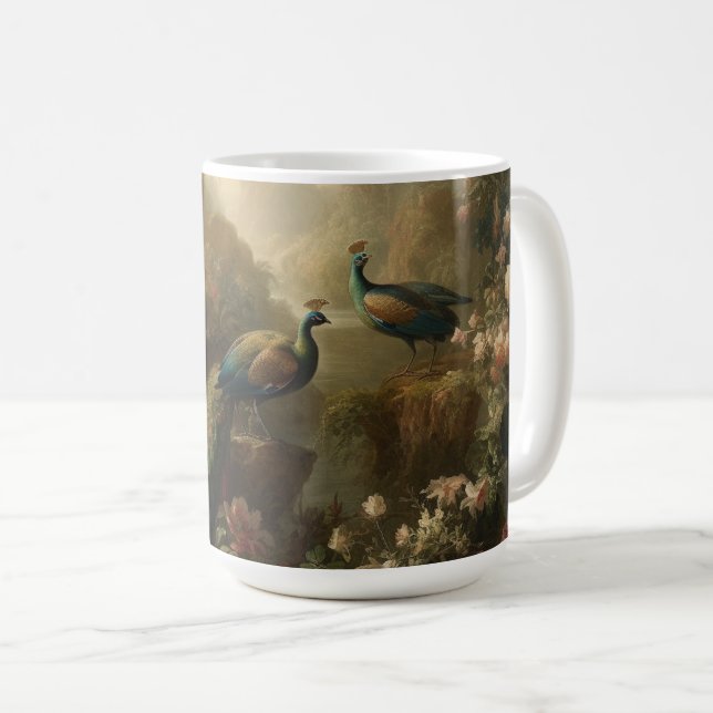 Botaniska: tre fredsockar i engelska trädgården kaffemugg (Framsida höger)