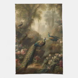 Botaniska: tre fredsockar i engelska trädgården kökshandduk