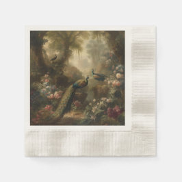 Botaniska: tre fredsockar i engelska trädgården pappersservett